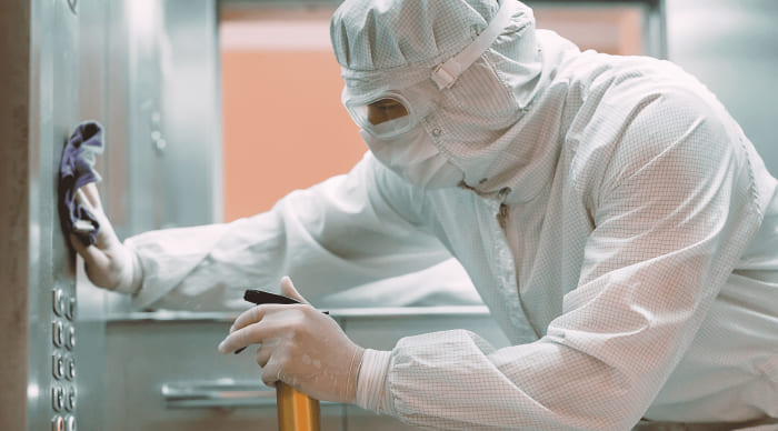 Desinfeccions sanitàries per a inspeccions de neteja