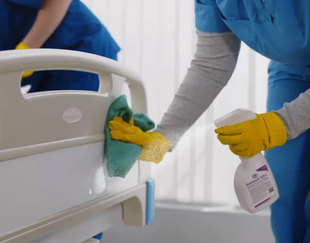 Desinfeccions sanitàries per a inspeccions de neteja