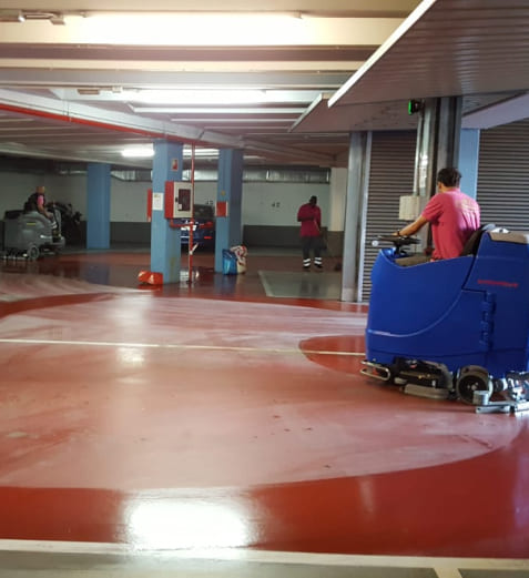 Neteja de pàrquings a Martorell