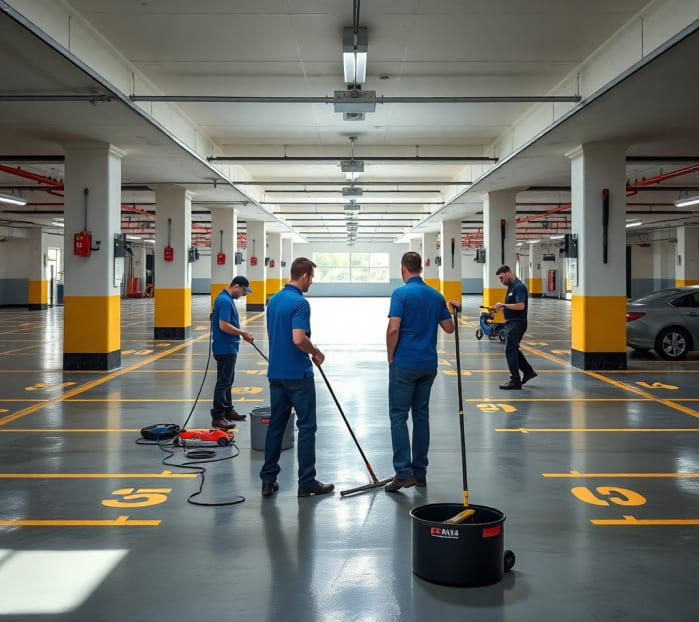 Neteja de pàrquings a Martorell